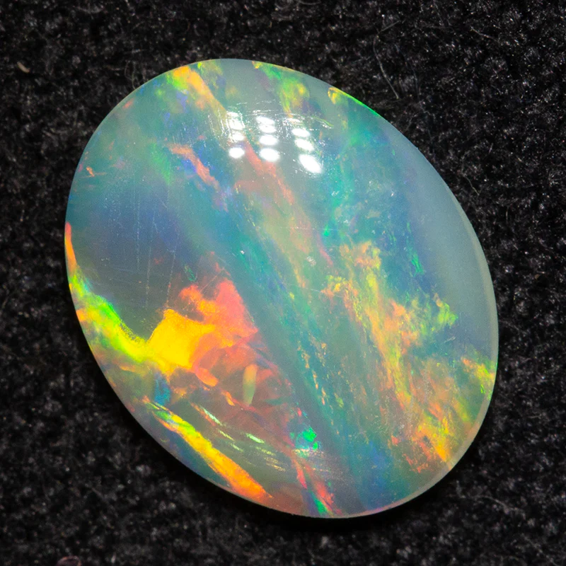 0.61 ct crystal opal 8.1x6.4x1.7mm - Image 2