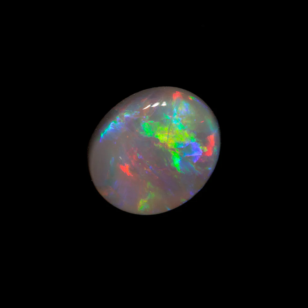 0.61 ct dark opal 6.7x5.8x2.2mm - Image 2