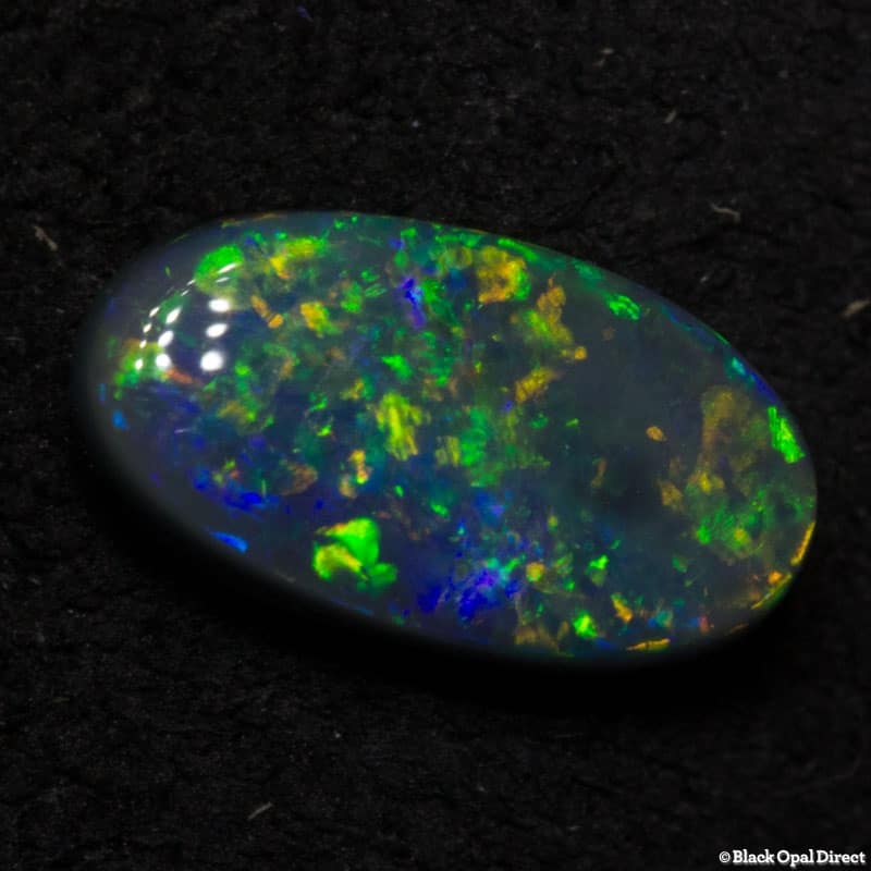 0.63 ct black opal 8x4x2mm - Image 2