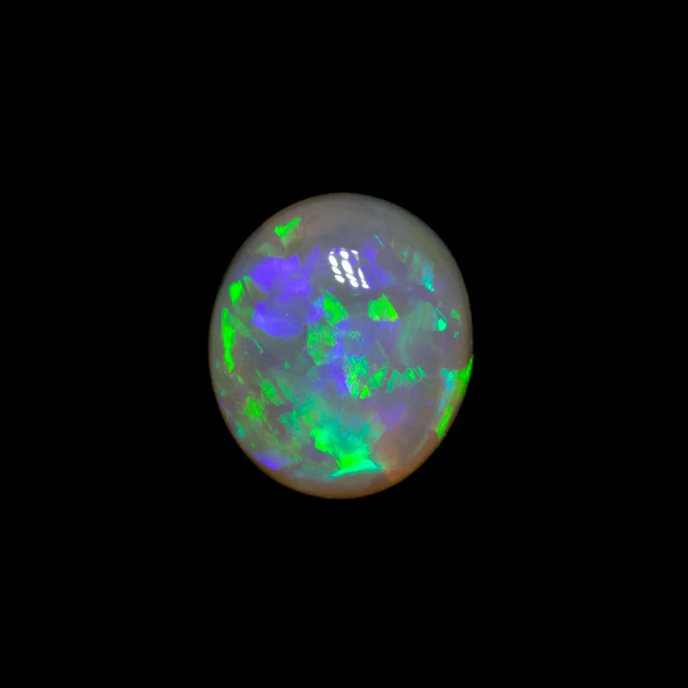 0.63 ct dark opal 6.6x5.7x2.8mm - Image 2