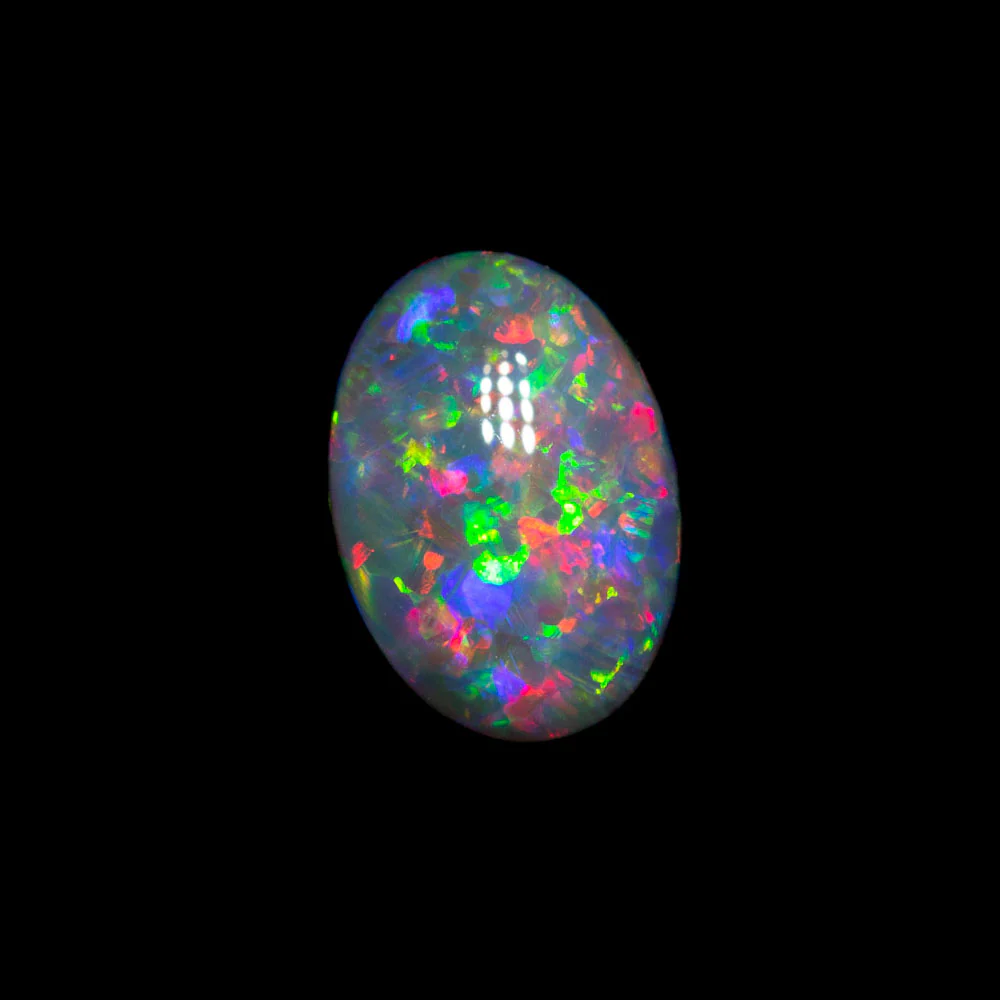 0.63 ct dark opal 6.9x4.9x2.9mm - Image 2