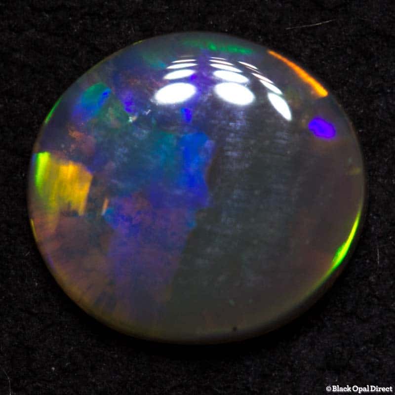 0.63 ct semi black opal 6.5x6x1.5mm - Image 2