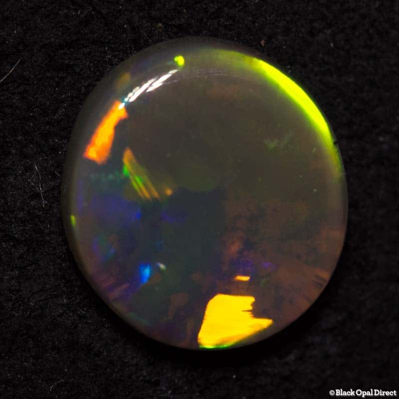 0.63 ct semi black opal 6.5x6x1.5mm - Image 3