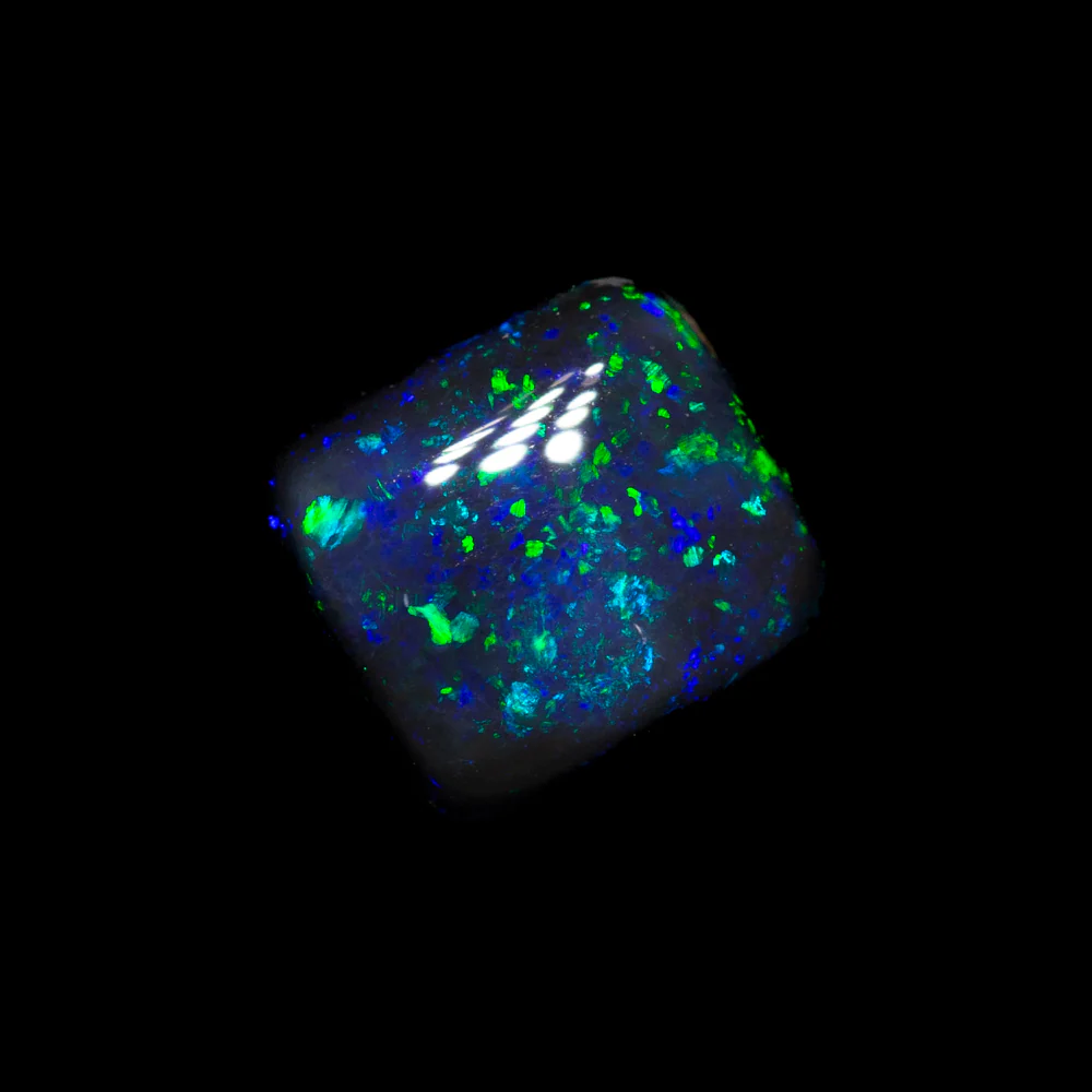 0.64 ct black opal 5.9x5.3x2.6mm - Image 2