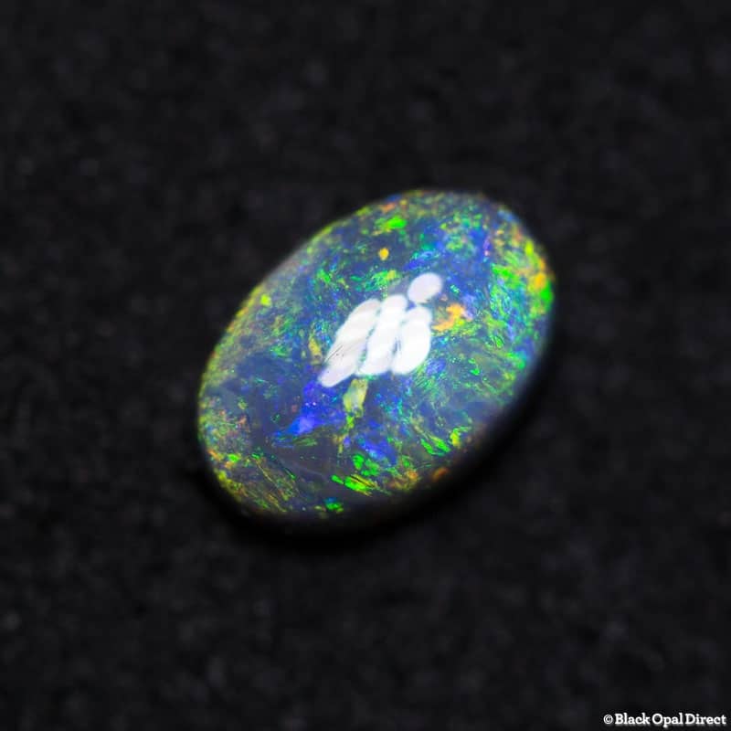 0.65 ct black opal 6.5x4.5x3mm - Image 2
