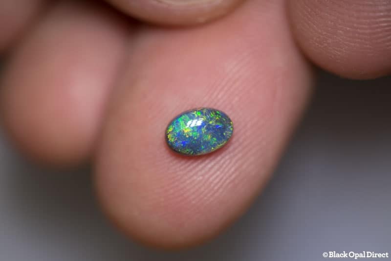 0.65 ct black opal 6.5x4.5x3mm - Image 4