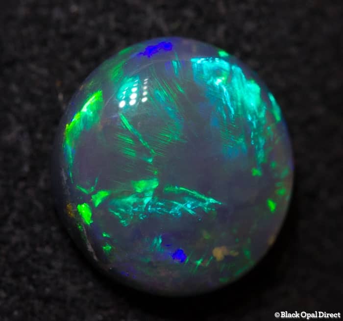 0.65 ct black opal 6.5x6x2.5mm - Image 2