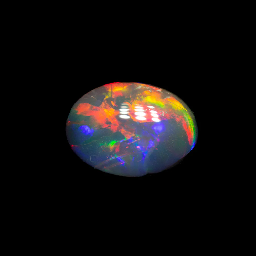 0.65 ct black opal 7.1x5x2.8mm - Image 2
