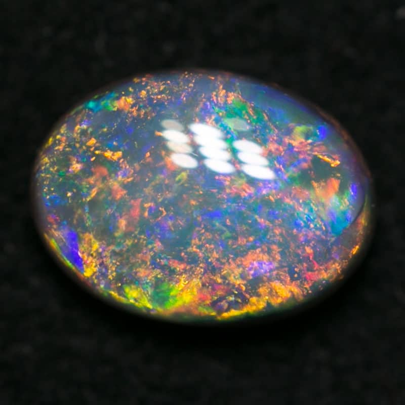 0.65 ct dark opal 6.5x4.5x3mm - Image 2