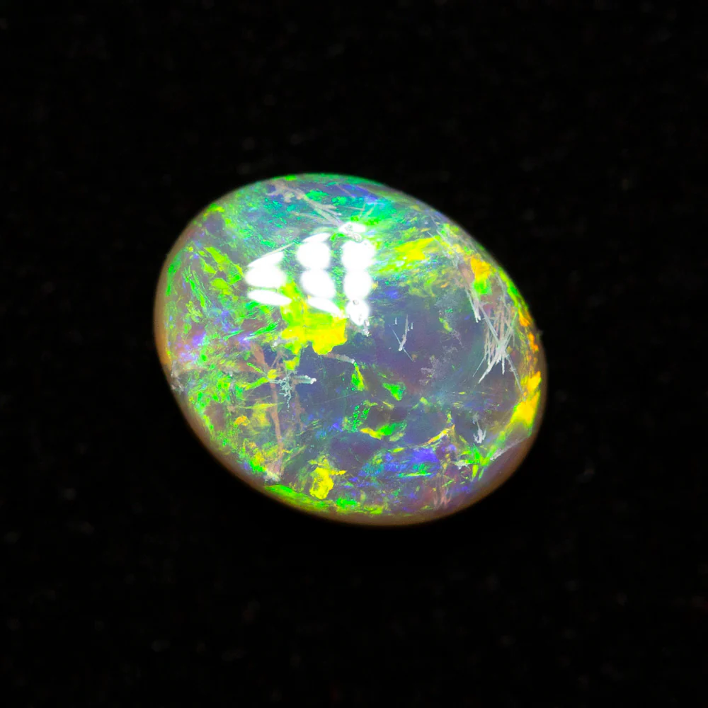 0.65 ct dark opal 6.5x5.3x2.9mm - Image 2