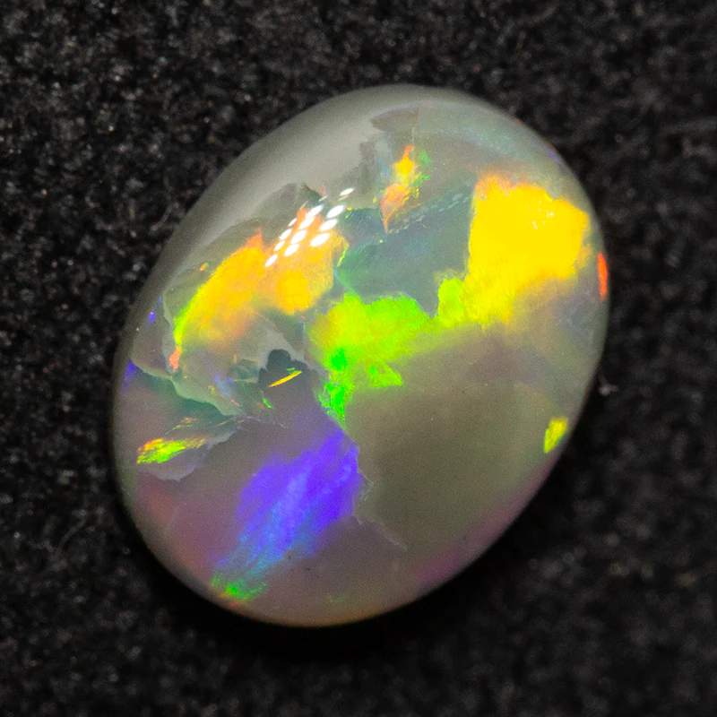 0.65 ct dark opal 6.9x5.3x2.5mm - Image 2