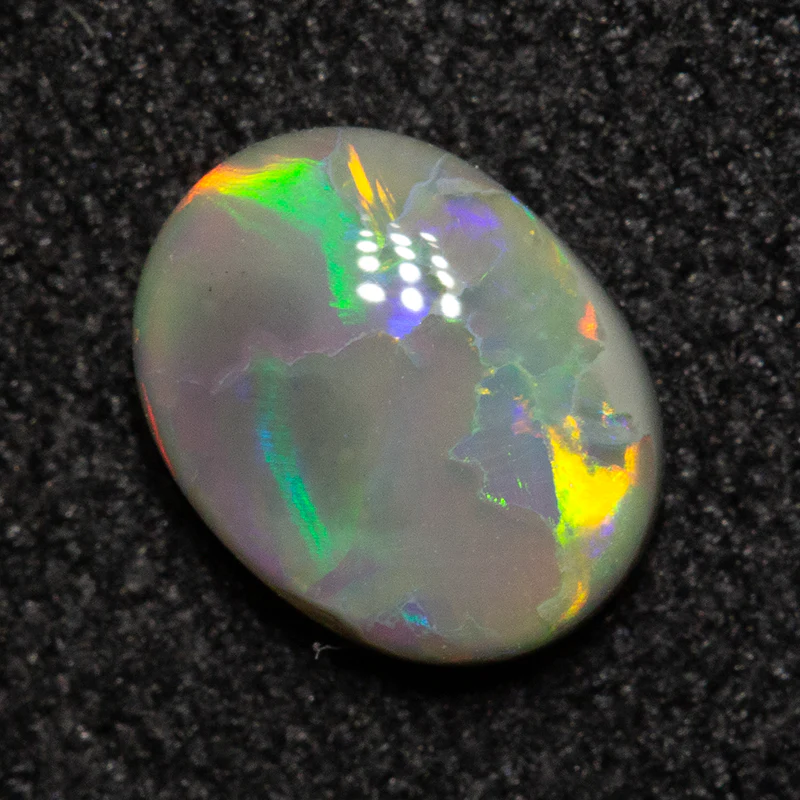 0.65 ct dark opal 6.9x5.3x2.5mm - Image 3
