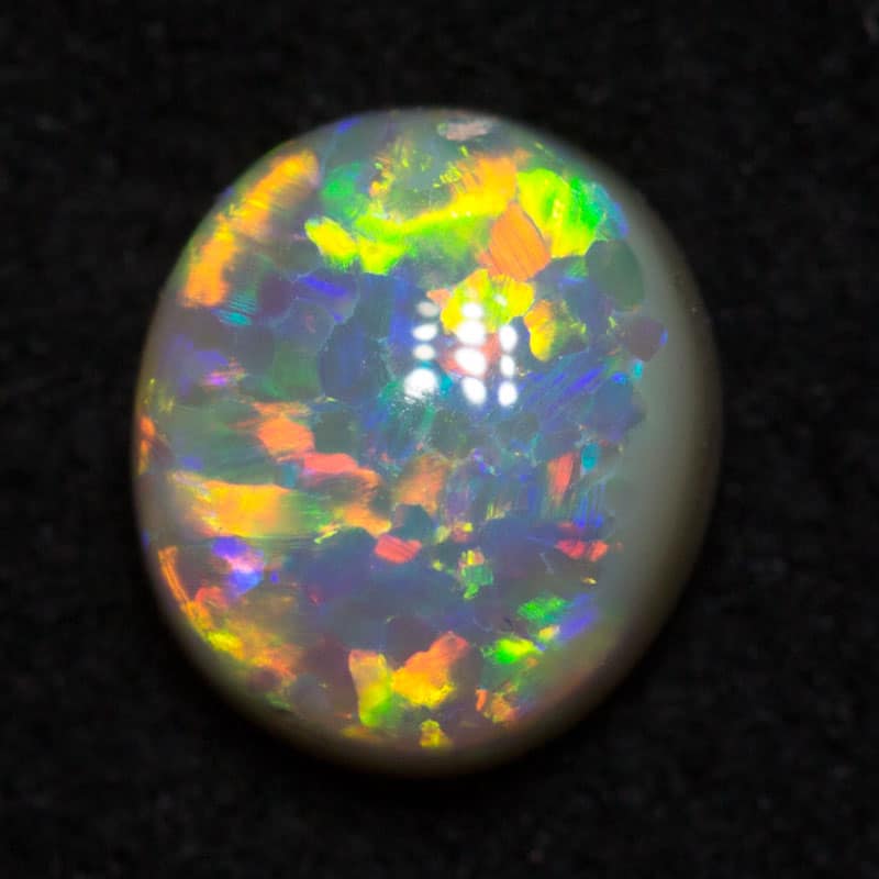 0.65 ct gem crystal opal 6x5x3mm - Image 3
