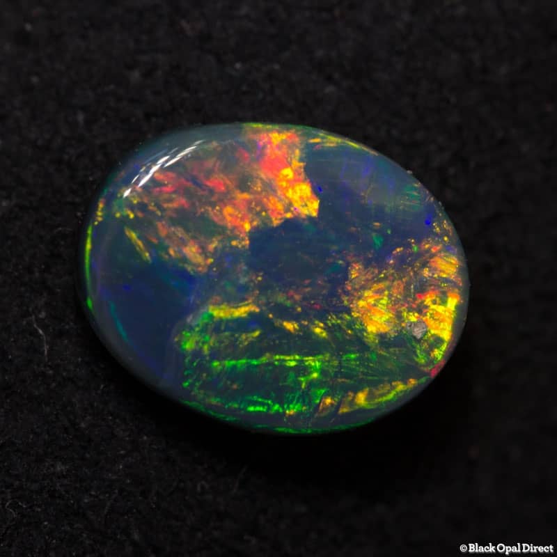 0.65 ct semi black opal 7x5.3x2.1 - Image 3