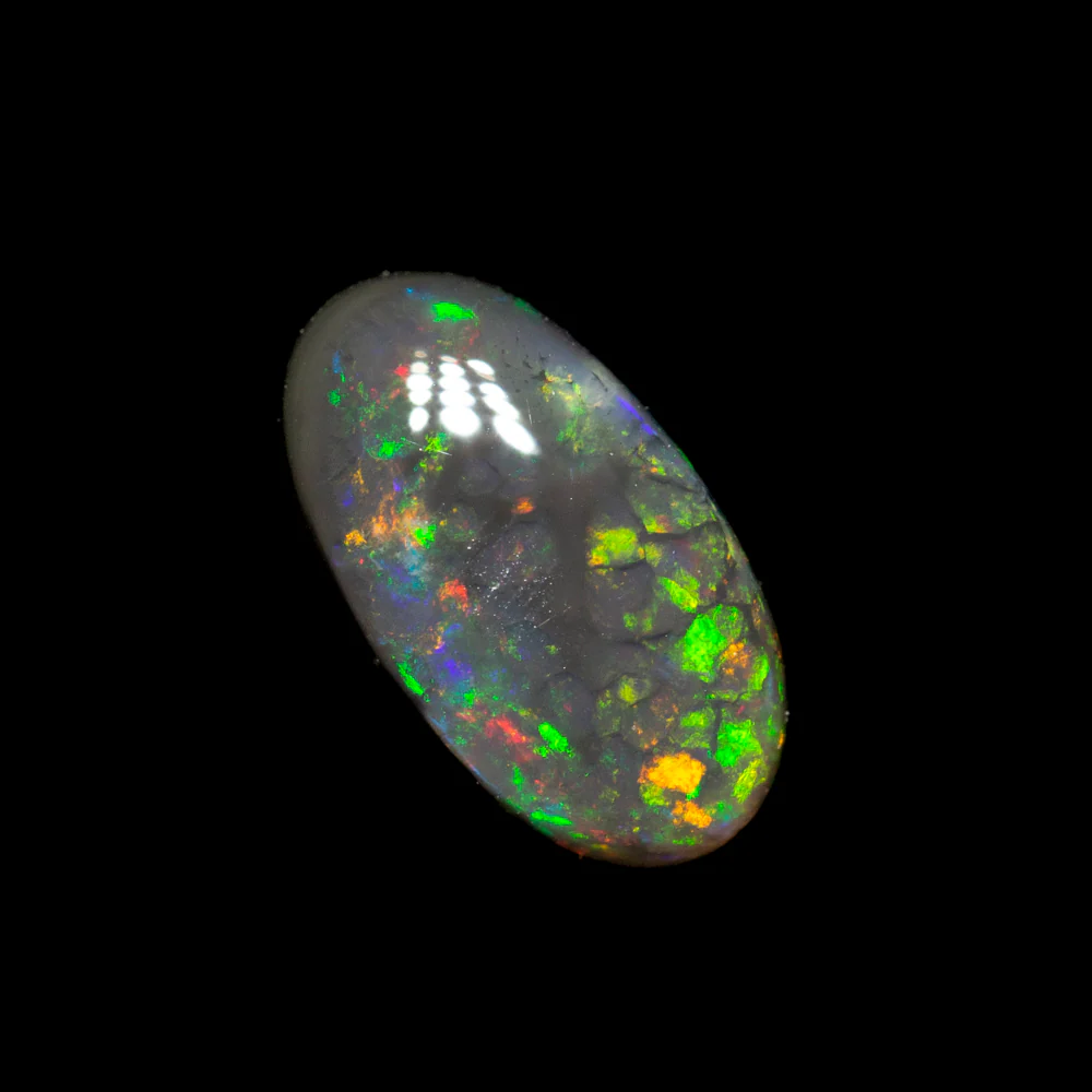0.66 ct black opal8.3x4.8x2.5mm - Image 2