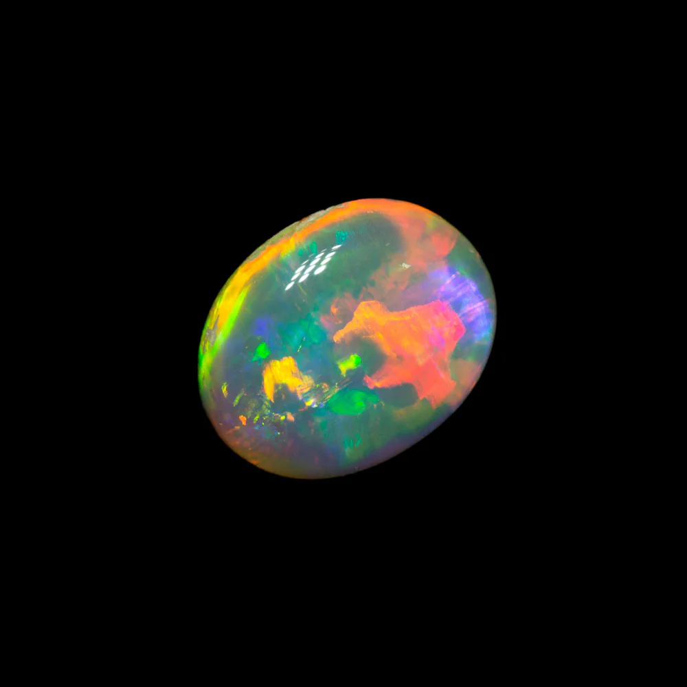 0.66 ct crystal opal 7x5.7x2.6mm - Image 4
