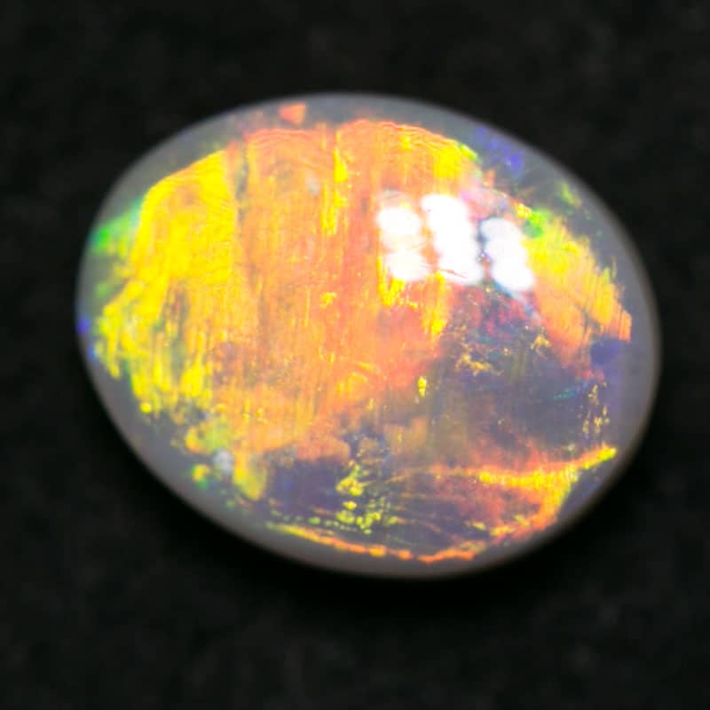 0.66 ct dark opal gem 6.5x5x2.5mm - Image 2