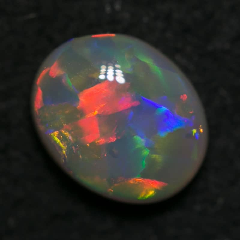 0.66 ct gem crystal opal 6.5x5x3mm - Image 3