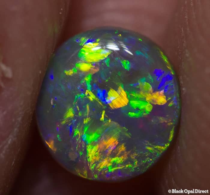 0.67 ct crystal opal 6mm round x2.5mm thick - Image 4