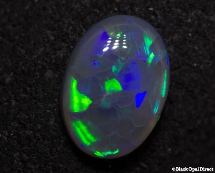 0.68 ct black opal 8x6x2mm - Image 3