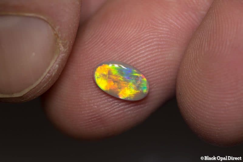 0.68 ct dark opal 9x5x2mm - Image 3