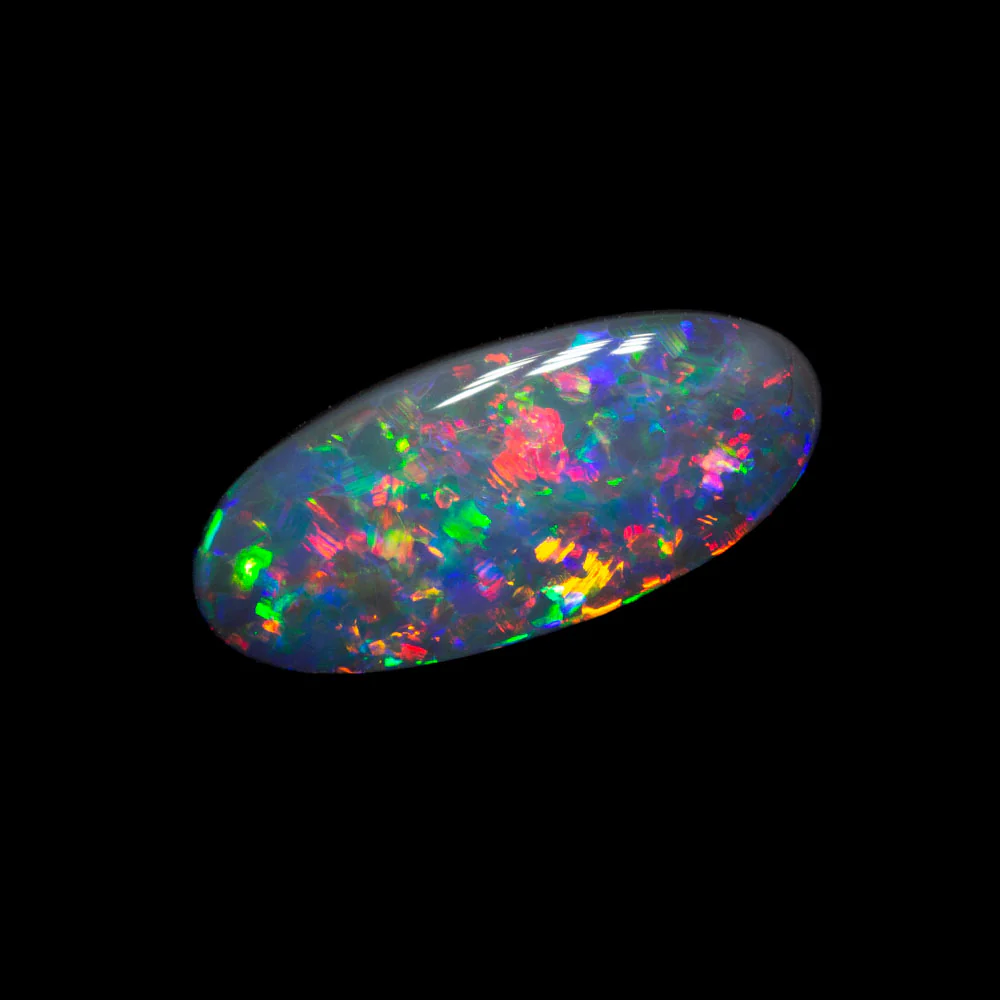 0.70 ct black opal 11.2x5x1.9mm - Image 2