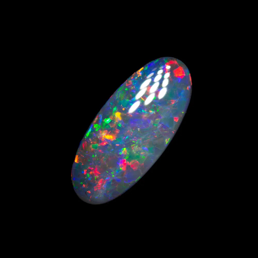 0.70 ct black opal 11.2x5x1.9mm - Image 3