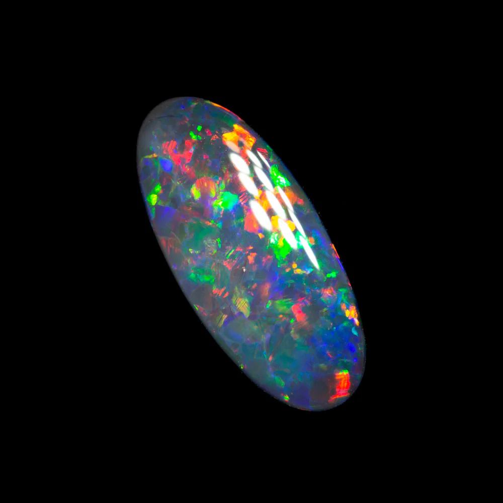 0.70 ct black opal 11.2x5x1.9mm - Image 4
