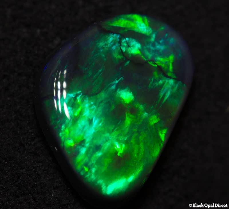 0.70 ct black opal baroque 8.5x6x2mm - Image 3