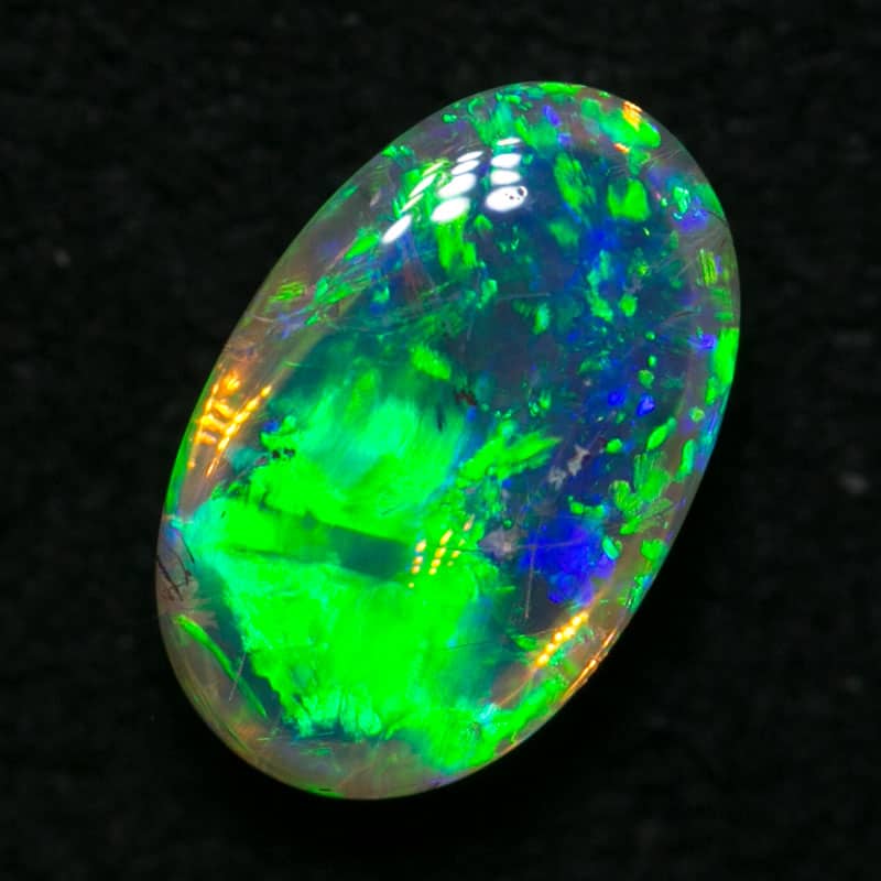 0.70 ct gem double sided crystal opal 7.5x4.5x3mm - Image 3