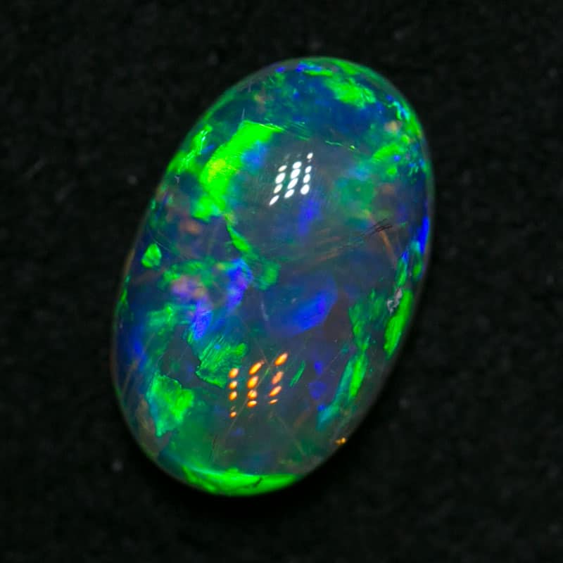 0.70 ct gem double sided crystal opal 7.5x4.5x3mm - Image 4