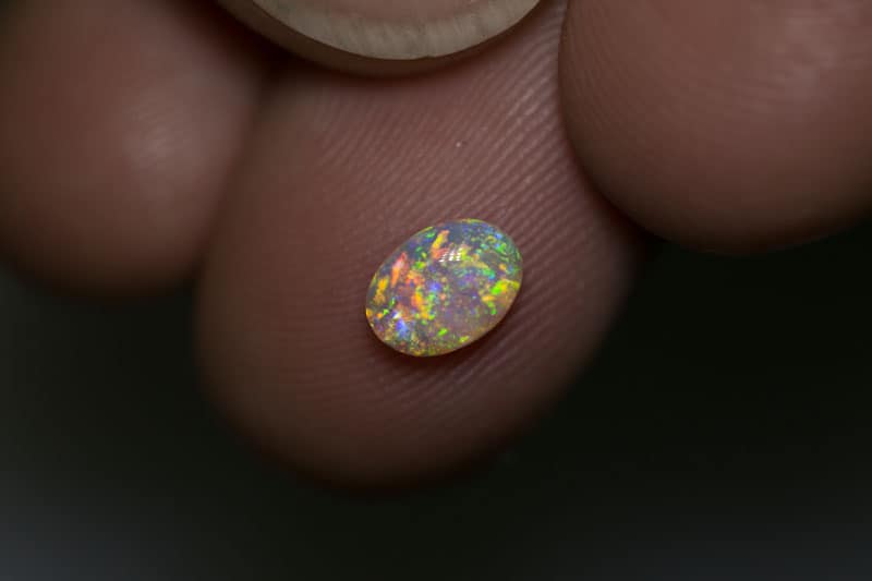 0.71 ct crystal opal 7x5x3mm - Image 4