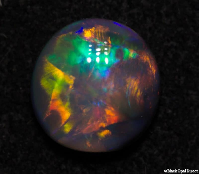 0.71 ct semi black opal 6x6.5x2.5mm - Image 3
