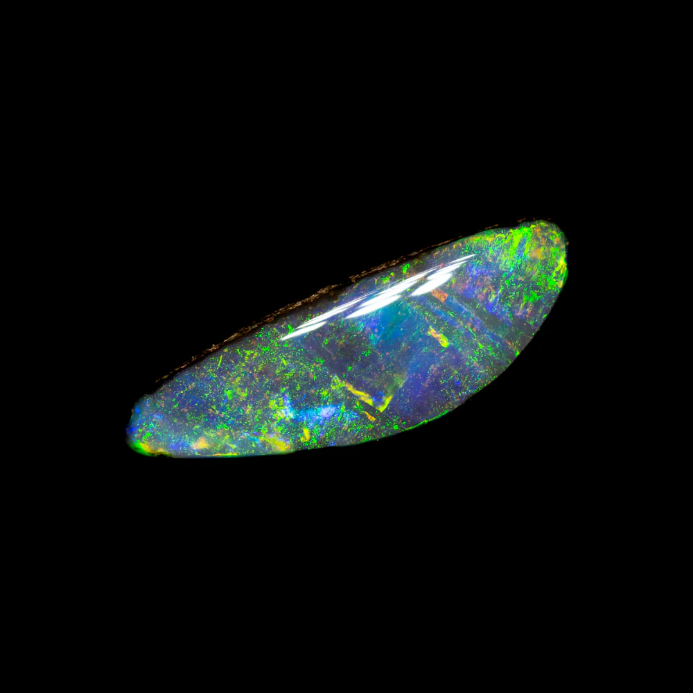 0.72 ct boulder opal 11x3.8x2.4mm - Image 2