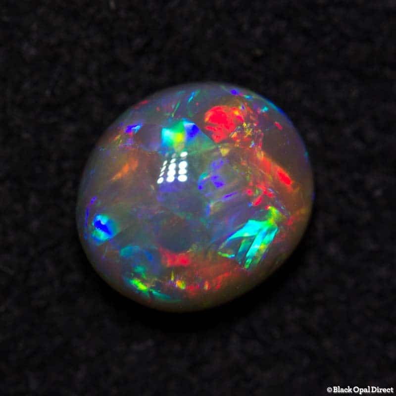 0.72 ct gem crystal opal 6x5.5x3mm - Image 2