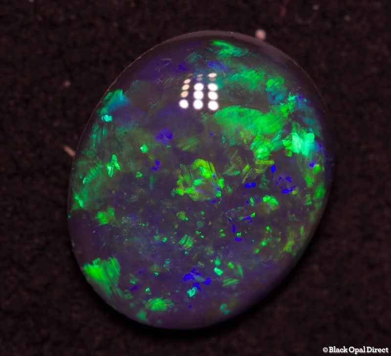 0.73 ct black opal 7.5x6x3mm - Image 3