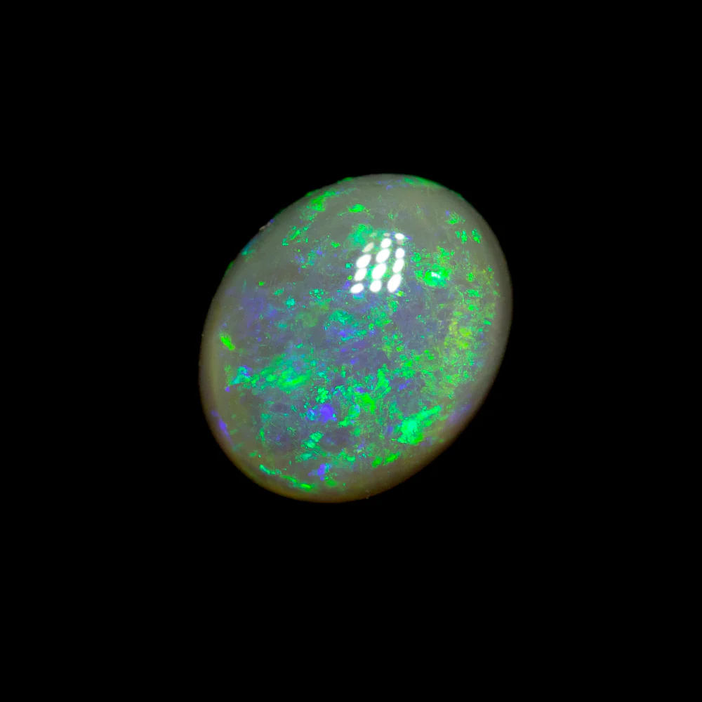0.73 ct dark opal 6.7x5.4x3.2mm - Image 2
