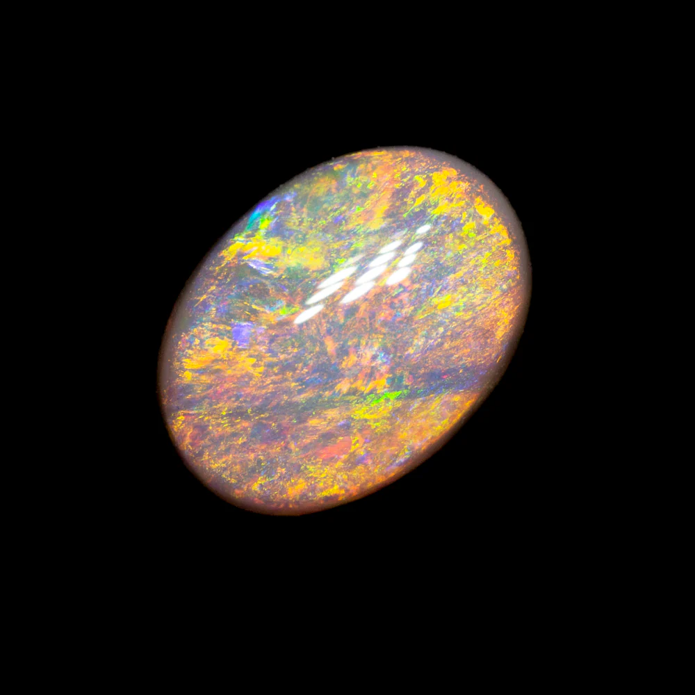 0.73 ct dark opal 7.4x5.4x2.9mm - Image 2