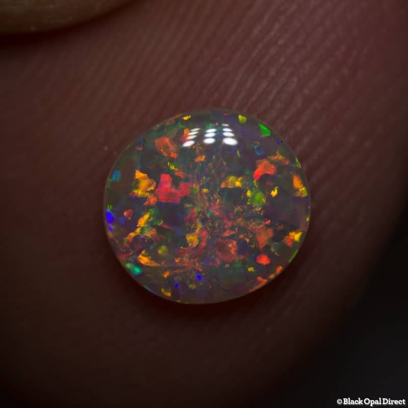 0.74 ct gem crystal opal 7.5x7x2mm - Image 2
