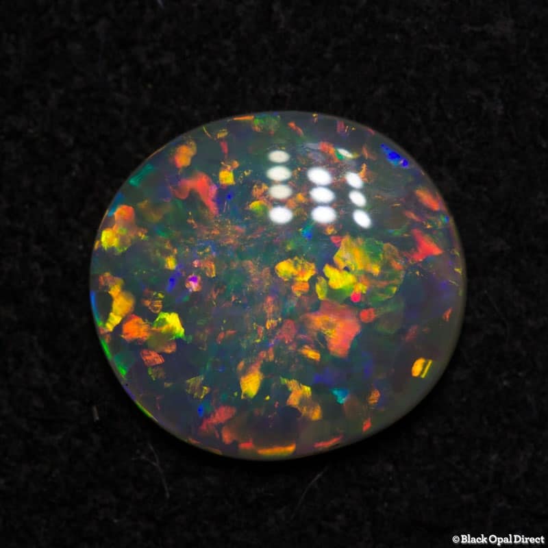 0.74 ct gem crystal opal 7.5x7x2mm - Image 3