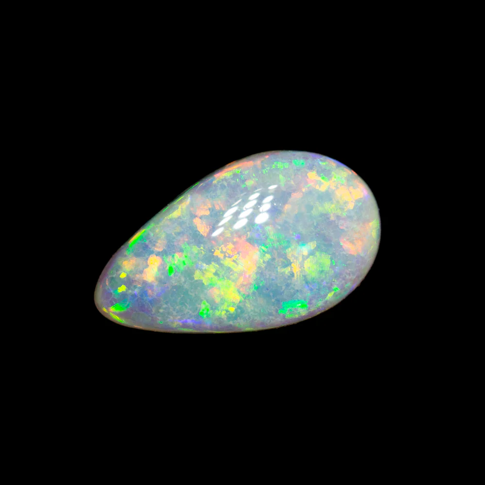 0.74 ct white opal 8.7x5x2.8mm - Image 2