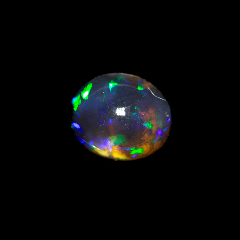 0.75 ct black opal 6.3x5.3x4mm - Image 2