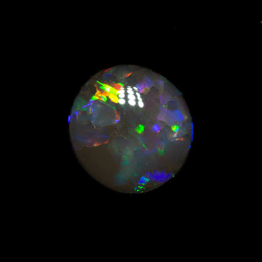0.75 ct black opal 7.2x6.8x2.6mm - Image 2