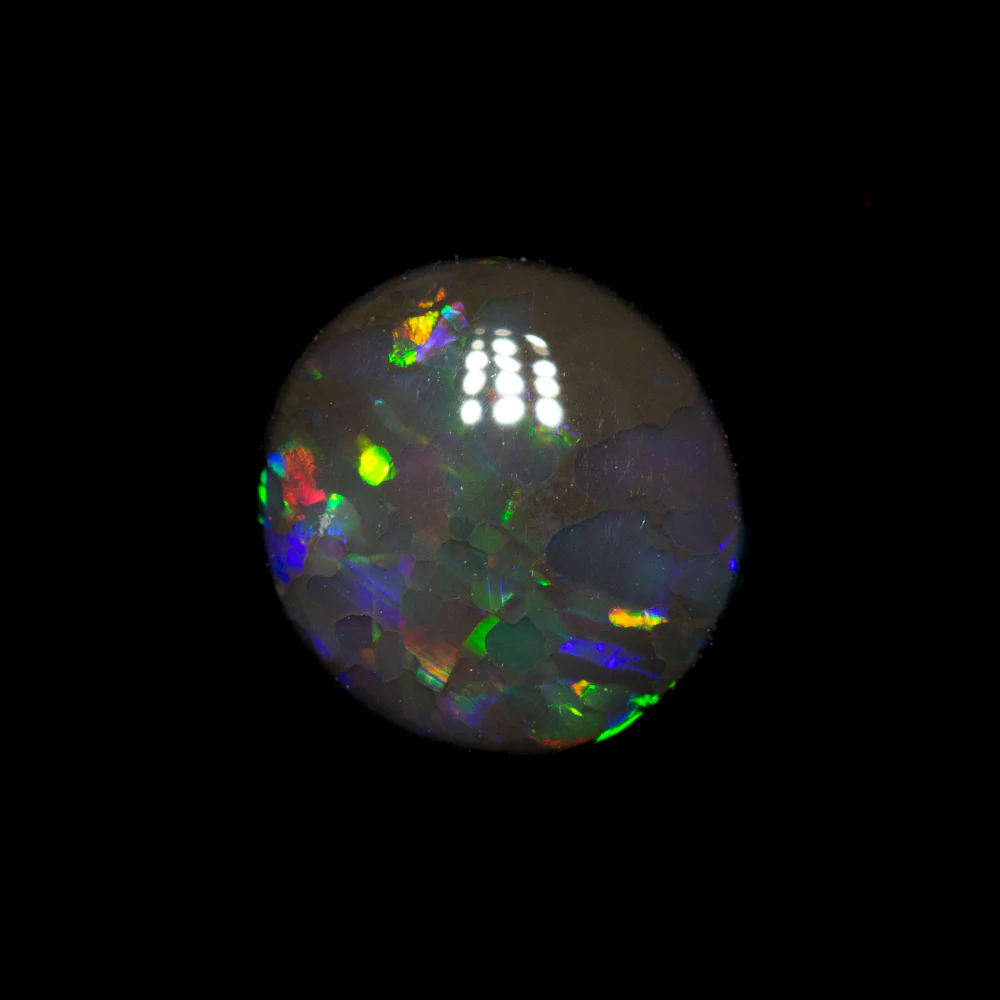 0.75 ct black opal 7.2x6.8x2.6mm - Image 3