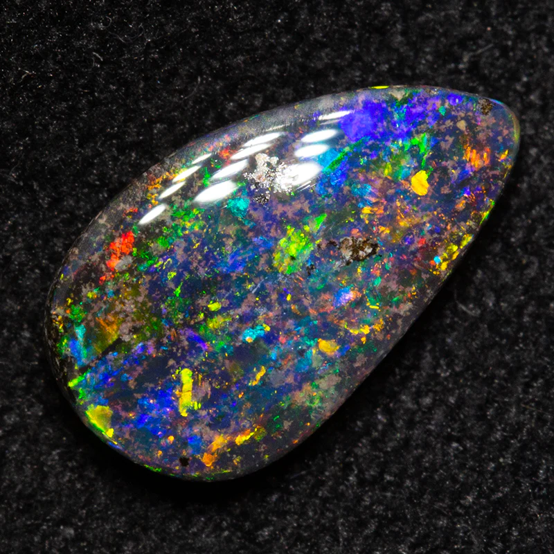 0.75 ct boulder opal 9.2x5.2x2.4mm - Image 2