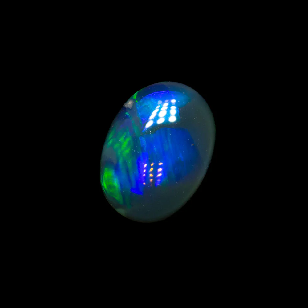 0.75 ct double-sided crystal opal 6.8x5x3.2mm - Image 2