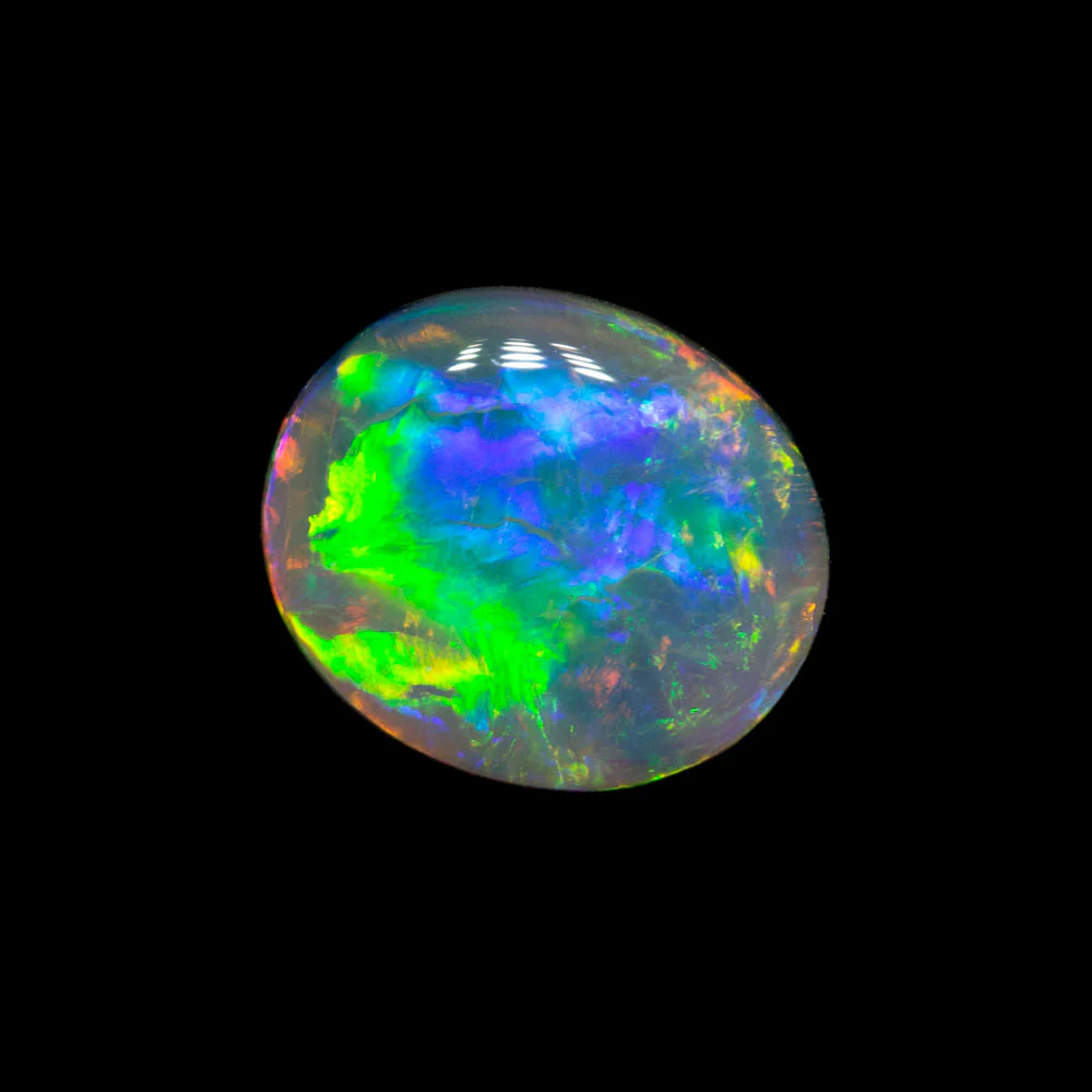 0.75 ct crystal opal 7.6x6.5x2.2mm - Image 2