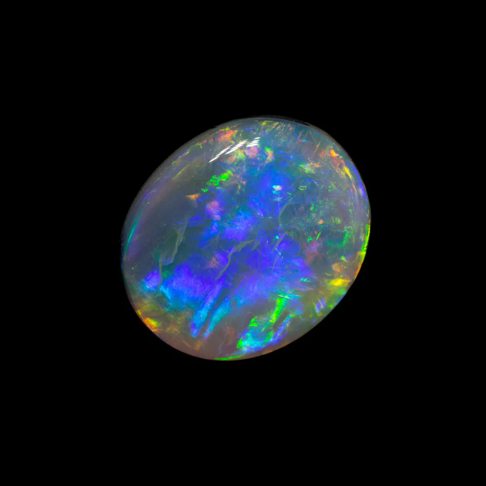 0.75 ct crystal opal 7.6x6.5x2.2mm - Image 3