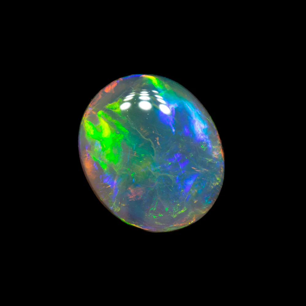 0.75 ct crystal opal 7.6x6.5x2.2mm - Image 4