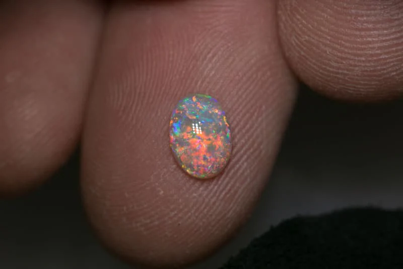 0.75 ct gem crystal opal 8x5x2.5mm - Image 2
